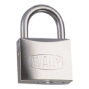 Lucchetto in ottone cromato ad arco in acciaio temprato