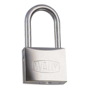 Lucchetto in ottone cromato ad arco lungo in acciaio temprato