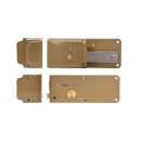 Ferroglietto di sicurezza con catenaccio a scrocco cilindro esterno