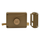 Serratura da applicare con pomolo per portoncino e chiavi a profilo paracentrico