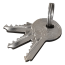 Ferroglietto di sicurezza con catenaccio a scrocco cilindro esterno