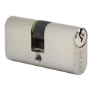 Cilindro profilo ovale in ottone grigio